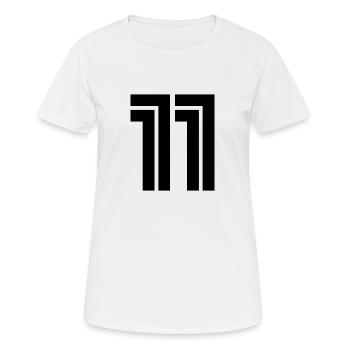 Numéro 11 Numéro Onze - T-shirt respirant Femme - blanc - Devant - AI Model Female 172 dark (172cm)