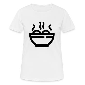 Ramen soupe - T-shirt respirant Femme - blanc - Devant - AI Model Female 172 dark (172cm)
