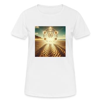 Zauberei - Frauen T-Shirt atmungsaktiv - Weiß - Vorne - AI Model Female 172 dark (172cm)