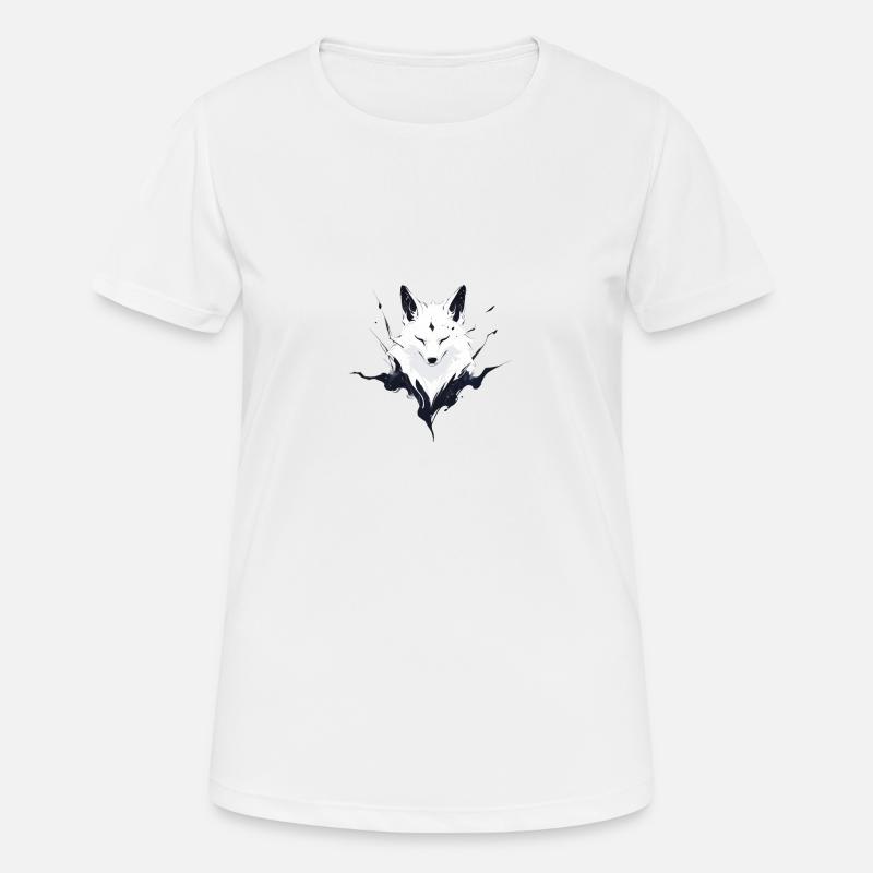 Snow fox - Women's Breathable T-Shirt - white