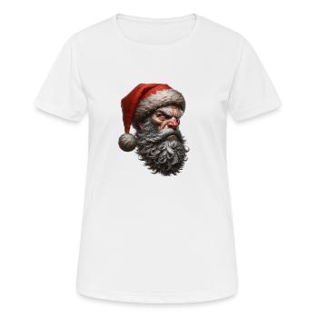 Bad Santa – Anti-héros des Fêtes sombres - T-shirt respirant Femme - blanc - Devant - AI Model Female 172 dark (172cm)
