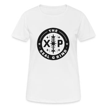 XP The Real Grind - Women's Breathable T-Shirt - white - Front - AI Model Female 172 dark (172cm)