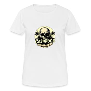 Cashrock Beach Party - Frauen T-Shirt atmungsaktiv - Weiß - Vorne - AI Model Female 172 dark (172cm)