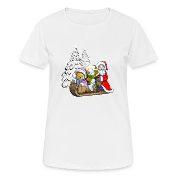 Sledging - Women's Breathable T-Shirt - white - Front - AI Model Female 172 dark (172cm)