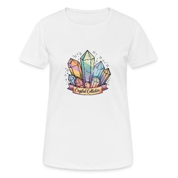 Crystal Collector - Women's Breathable T-Shirt - white - Front - AI Model Female 172 dark (172cm)