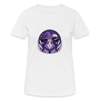 Astral Witch - Women's Breathable T-Shirt - white - Front - AI Model Female 172 dark (172cm)
