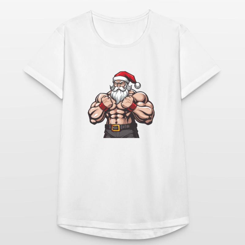 weihnachtsmann stark Frauen T-Shirt atmungsaktiv
