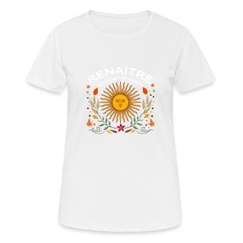 Reborn, Reveal, Achieve- Year's Resolution - Women's Breathable T-Shirt - white - Front - AI Model Female 172 dark (172cm)