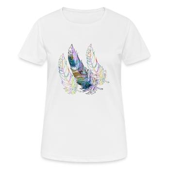 Stylo - T-shirt respirant Femme - blanc - Devant - AI Model Female 172 dark (172cm)