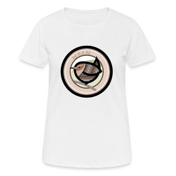 Troglodyte - T-shirt respirant Femme - blanc - Devant - AI Model Female 172 dark (172cm)