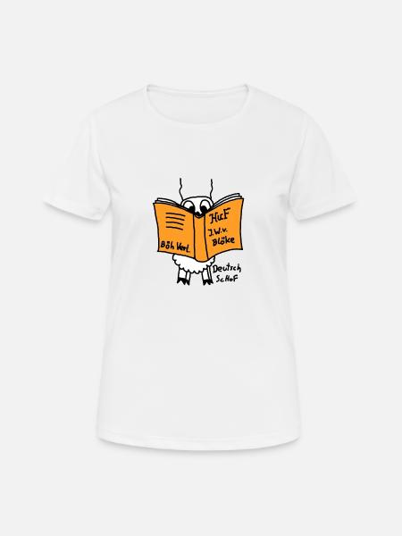 Deutsch Schof - Frauen T-Shirt atmungsaktiv - Weiß