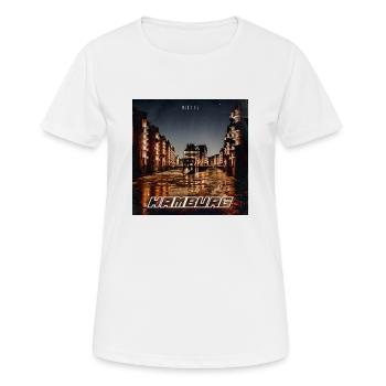 Hamburg - Women's Breathable T-Shirt - white - Front - AI Model Female 172 dark (172cm)