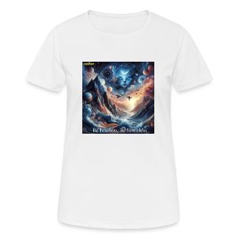Be Fearless Be Limitless 3 - Women's Breathable T-Shirt - white - Front - AI Model Female 172 dark (172cm)
