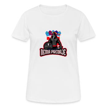NEMA PREDAJE HRVATSKA - Frauen T-Shirt atmungsaktiv - Weiß - Vorne - AI Model Female 172 dark (172cm)