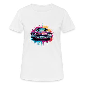 Strreetart Limosine - T-shirt respirant Femme - blanc - Devant - AI Model Female 172 dark (172cm)