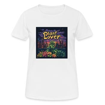Canabis lover Nyc - T-shirt respirant Femme - blanc - Devant - AI Model Female 172 dark (172cm)