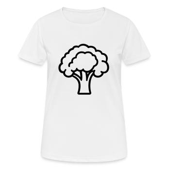 brocoli - T-shirt respirant Femme - blanc - Devant - AI Model Female 172 dark (172cm)