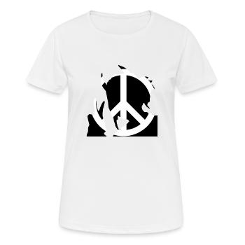 Alles Ruhe - Frauen T-Shirt atmungsaktiv - Weiß - Vorne - AI Model Female 172 dark (172cm)