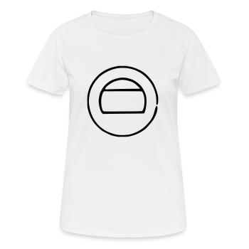Poststempel deutsch - Frauen T-Shirt atmungsaktiv - Weiß - Vorne - AI Model Female 172 dark (172cm)
