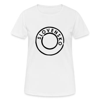 Slovenia - Women's Breathable T-Shirt - white - Front - AI Model Female 172 dark (172cm)