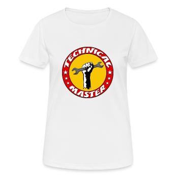 technical master - T-shirt respirant Femme - blanc - Devant - AI Model Female 172 dark (172cm)