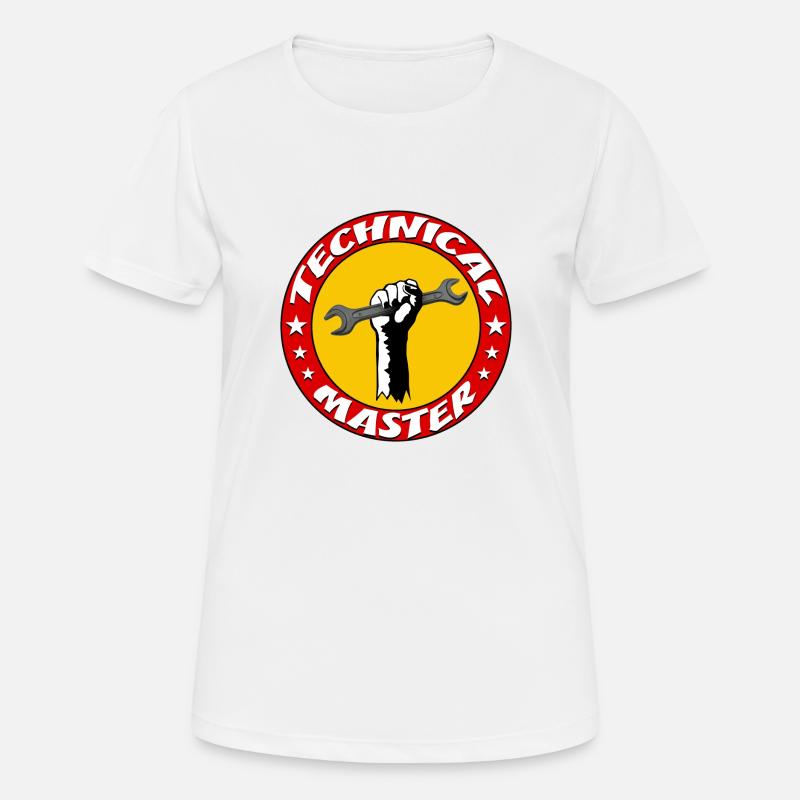 technical master - Women's Breathable T-Shirt - white