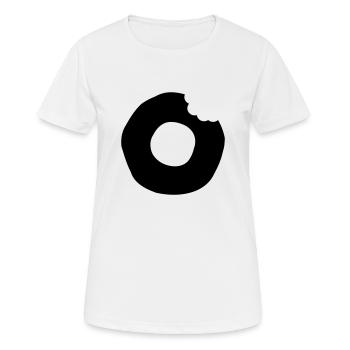 donut - Women's Breathable T-Shirt - white - Front - AI Model Female 172 dark (172cm)