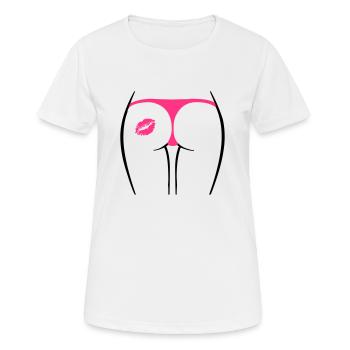 ass_2 - Women's Breathable T-Shirt - white - Front - AI Model Female 172 dark (172cm)