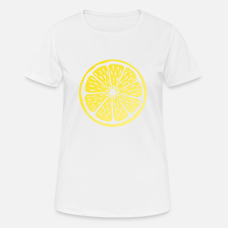 Lemon - Women's Breathable T-Shirt - white