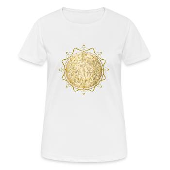 mandala buddhism spirituality - Women's Breathable T-Shirt - white - Front - AI Model Female 172 dark (172cm)