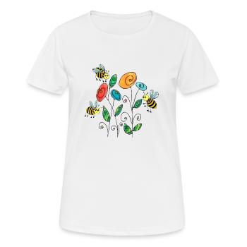 Insects - Women's Breathable T-Shirt - white - Front - AI Model Female 172 dark (172cm)