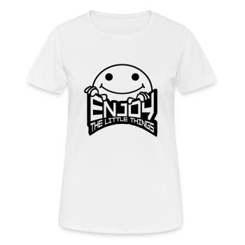 The little things - Women's Breathable T-Shirt - white - Front - AI Model Female 172 dark (172cm)