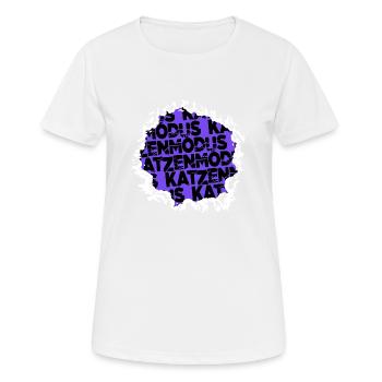 weihnachten tier säugetier geburtstagsgeschenk - Frauen T-Shirt atmungsaktiv - Weiß - Vorne - AI Model Female 172 dark (172cm)