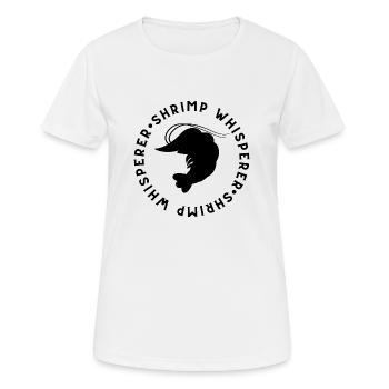 Shrimp Whisperer - Angelliebhaber - Frauen T-Shirt atmungsaktiv - Weiß - Vorne - AI Model Female 172 dark (172cm)