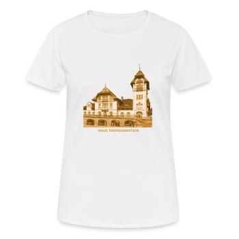 Hof Saale Theresienstein Design Franken Bayern - T-shirt respirant Femme - blanc - Devant - AI Model Female 172 dark (172cm)