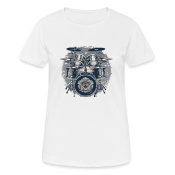 Die Batterie - Frauen T-Shirt atmungsaktiv - Weiß - Vorne - AI Model Female 172 dark (172cm)