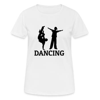 Dancing Dance Music - Women's Breathable T-Shirt - white - Front - AI Model Female 172 dark (172cm)