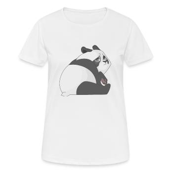 Panda triste - T-shirt respirant Femme - blanc - Devant - AI Model Female 172 dark (172cm)