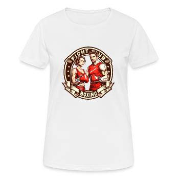 Boxing Club - Women's Breathable T-Shirt - white - Front - AI Model Female 172 dark (172cm)