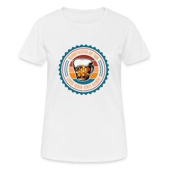 Bieraktivisten - Frauen T-Shirt atmungsaktiv - Weiß - Vorne - AI Model Female 172 dark (172cm)