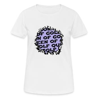 girlsgolf golfduvet jokes funny bowling golfdad - Frauen T-Shirt atmungsaktiv - Weiß - Vorne - AI Model Female 172 dark (172cm)