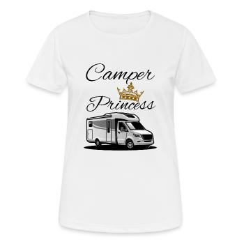 Camper Princesse-Camper Princesse - T-shirt respirant Femme - blanc - Devant - AI Model Female 172 dark (172cm)