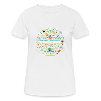 Yard Work Expert 18 - Women's Breathable T-Shirt - white - Front - AI Model Female 172 dark (172cm)