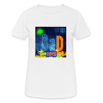 BAD BOYS - Women's Breathable T-Shirt - white - Front - AI Model Female 172 dark (172cm)