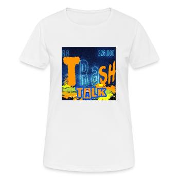 TRASHTALK Chemie - Frauen T-Shirt atmungsaktiv - Weiß - Vorne - AI Model Female 172 dark (172cm)