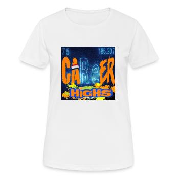 KARRIEREHÖHEPUNKTE CHEMIE - Frauen T-Shirt atmungsaktiv - Weiß - Vorne - AI Model Female 172 dark (172cm)