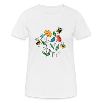 Insects - Women's Breathable T-Shirt - white - Front - AI Model Female 172 dark (172cm)