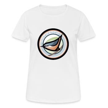 Sittelle - T-shirt respirant Femme - blanc - Devant - AI Model Female 172 dark (172cm)