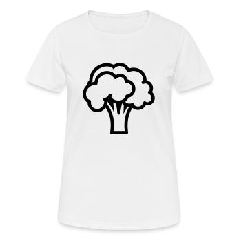 brocoli - T-shirt respirant Femme - blanc - Devant - AI Model Female 172 dark (172cm)