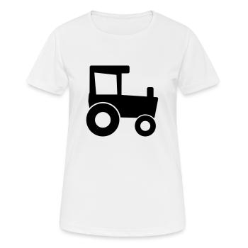 Tractor Tractor Agriculture - Women's Breathable T-Shirt - white - Front - AI Model Female 172 dark (172cm)